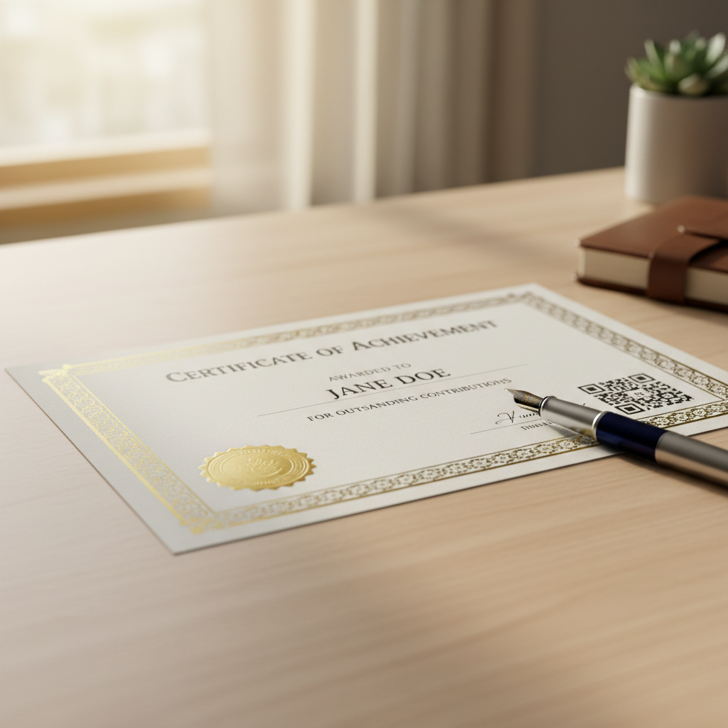 Certificato QR verificabile: perché vale di più sul curriculum